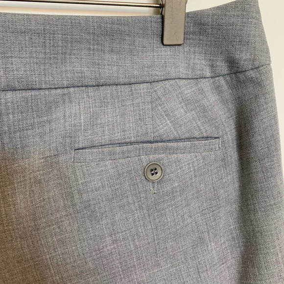 Talbots Womens Dress Pants Size 12P Signature Light Gray Pockets J01804 - Picture 11 of 15